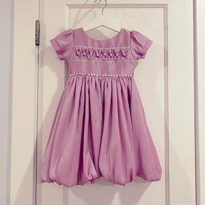 Beautiful girls glam pageant special occasion pink purple beaded dress NWOT
